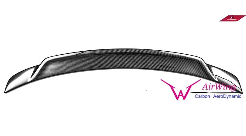 F22 F87 M2 - Exotics style Carbon Trunk Spoiler 03